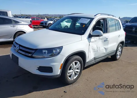 2017 Volkswagen Tiguan 2.0T S из США, поврежденный, VIN WVGBV7AX2HW512698